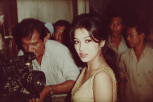 An undated production still believed to be from 'Where Love Always Waited.' / Cinematique Filmworks